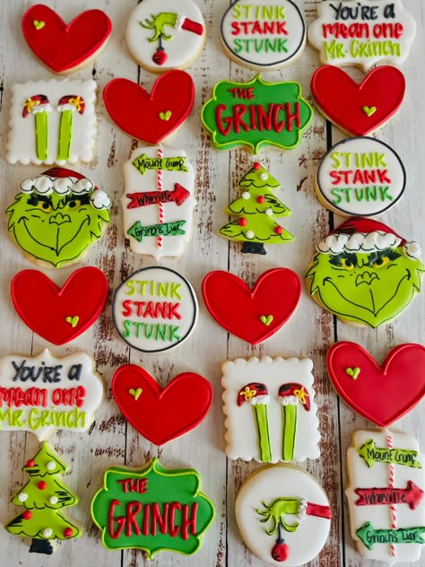 Decorated Sugar Cookies, Themed Events, Floral Designer, Wonderful Time Of The Year, Holiday Decorations, Time Of The Year, Wonderful Time, Grinch, Sugar Cookies