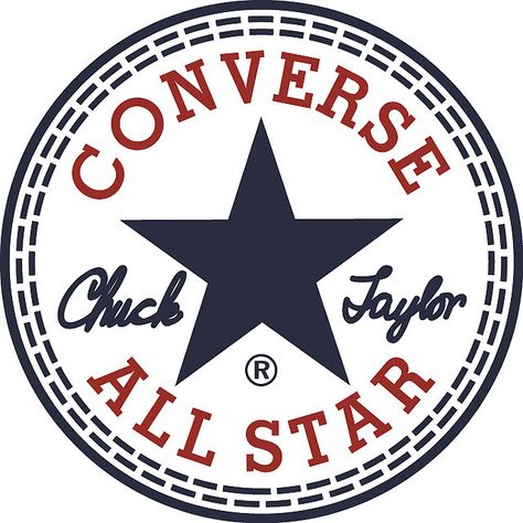 Converse All Star - Forever part of my shoe collection Converse Logo, Inspiration Logo Design, Tumblr Stickers, All Stars Converse, Star Logo, Aesthetic Stickers, Logo Sticker, Converse Chuck Taylor All Star, 로고 디자인