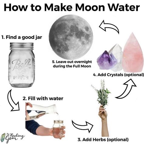 3,600 mentions J’aime, 129 commentaires - The Healing Gem | Crystal Shop (@thehealinggem) sur Instagram : "I’m reposting my info on Moon Water! It’s one of my favorite posts and perfect for tonight! ⁣ ⁣ I…" Happy Full Moon, Full Moon Spells, Wish Jar, Water Gems, Charmed Book Of Shadows, Moon Spells, Moon Water, Sage Smudging, Moon Journal