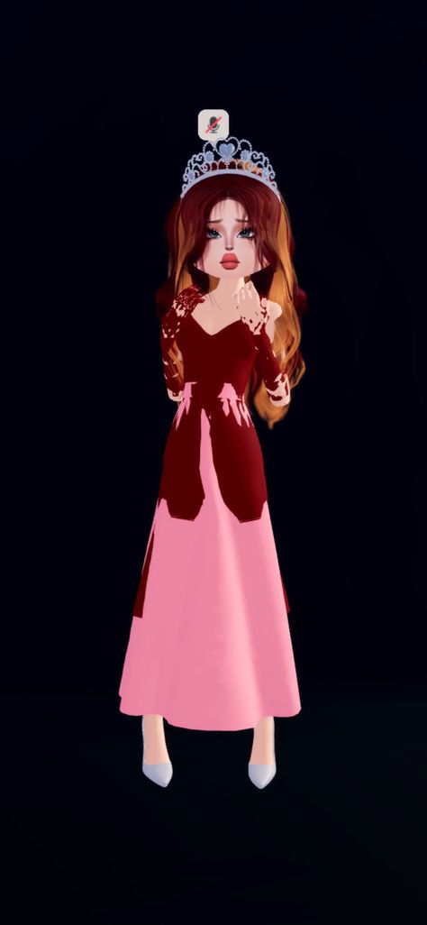 Dti: Carrie White Di Your Worst Fear, Carrie Dress To Impress, Carrie Prom, Carrie White, Carrie Dress, Roblox Dress, Dti Outfits, Dress To Impress, Carry On