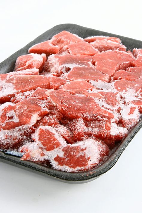 New scientific studies have found that it is safe to thaw meat in hot water. Find out how to defrost meat quickly and safely using hot water below. How To Defrost Steak Quickly, Cooking Frozen Pork Chops, Meat Ideas, Pork Sirloin Roast, Deer Steak, Dinners Ideas, Dinner Meat, Frozen Steak, Meat Lover