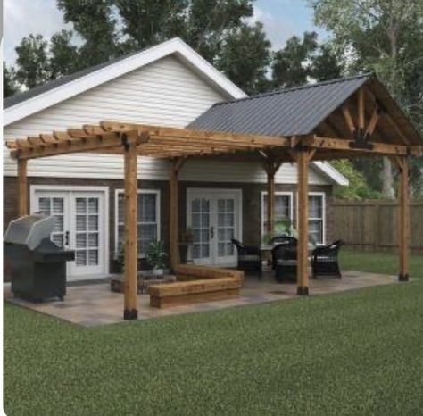 Backyard Cover, Design Per Patio, Backyard Decorating, Landscape Backyard, Party Backyard, Gardening Backyard, Cover Patio, Design Backyard, Pergola Diy