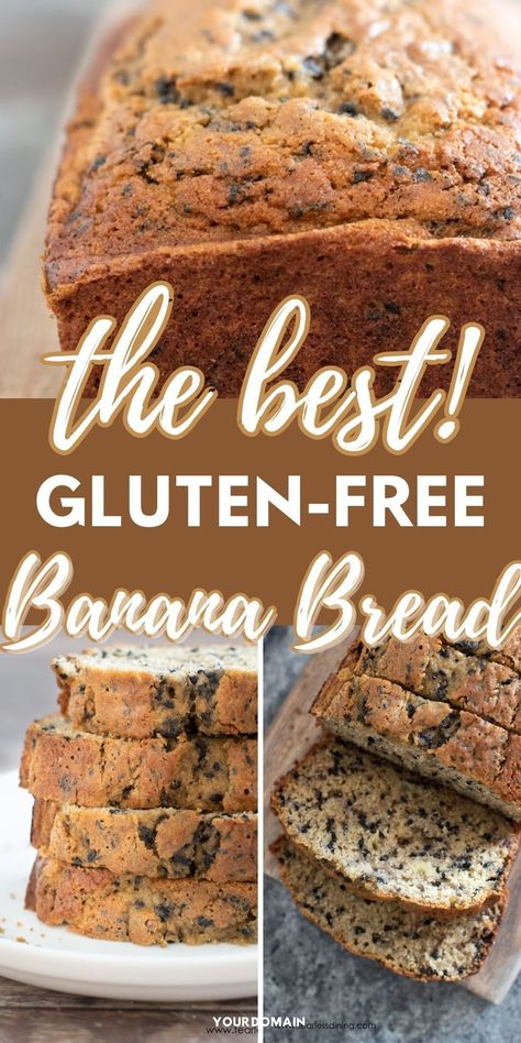 Oat Flour Banana Bread, Rice Flour Recipes, Gluten Free Banana Bread Recipe, Meaningful Eats, Flours Banana Bread, Gluten Free Banana Bread, Bread Easy, Brown Rice Flour, Vegan Banana Bread