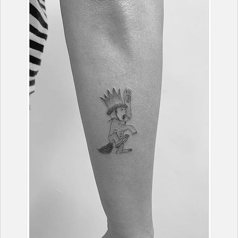 WILD THINGS  #singleneedle #delicatelysharp #tattooedgirls #wherethewildthingsare #max #beast Wild Things Tattoo, Winter Tags, Small Forearm Tattoos, Explore Tattoo, Forearm Sleeve Tattoos, Book Tattoo, Forearm Tattoo Men, Little Tattoos, Wild Things