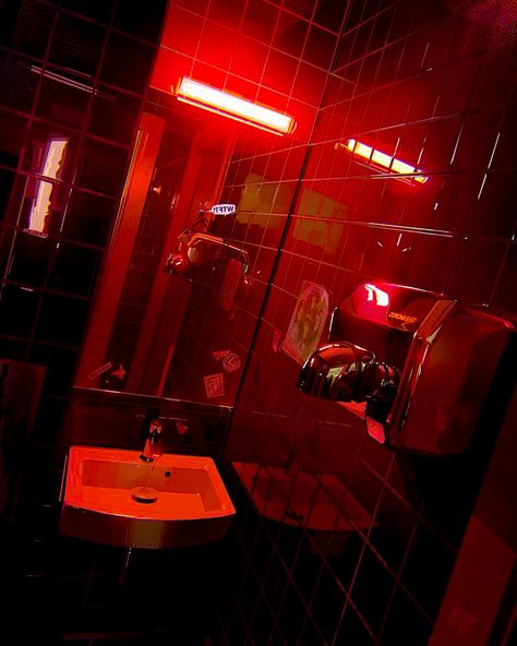 Red Nightclub Aesthetic, Neon Horror Aesthetic, Red Club Aesthetic, Techno Aesthetic, Marriage Night, City Of Evil, Y2k Club, Neon Rouge, Venus In Libra