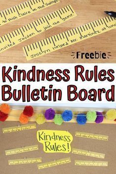 Use this interactive bulletin board idea from Coffee and Carpool to encourage more kindness in your classroom or school and make kindness more of a daily habit. Rules Bulletin Board, School Readiness Activities, Kindness Bulletin Board, Interactive Bulletin Board, Kindness Challenge, Kindness Activities, Back To School Hacks, Bulletin Board Ideas, Kids Learning Activities