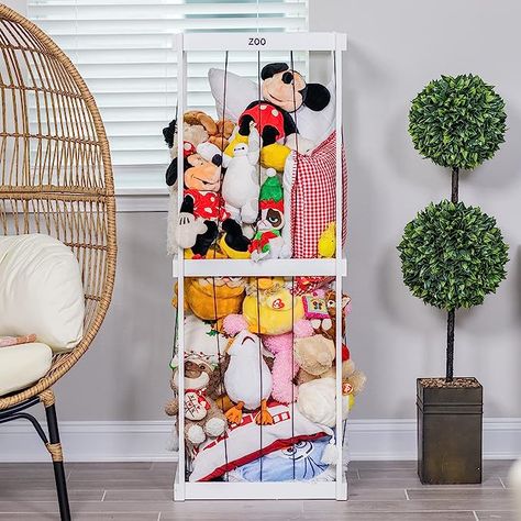 Amazon.com: RELODECOR Stuffed Animal Zoo Storage, Wood Zoo Animals Toy Holder, Stuffed Animal Cage Organizer, Ball Storage, Zoo Cage for Stuffed Animals : Baby Animal Zoo Storage, Stuffed Animal Zoo, Alpaca Plushie, Zoo Toys, Animal Cage, Pet Organization, Ball Storage, Gift Holders, Monkey Bars