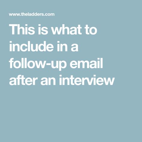 Follow Up Email After Interview, Email After Interview, Follow Up Email, Interview Prep, Dwelling On The Past, Interview Process, Job Search Tips, Order Of The Day, Job Application