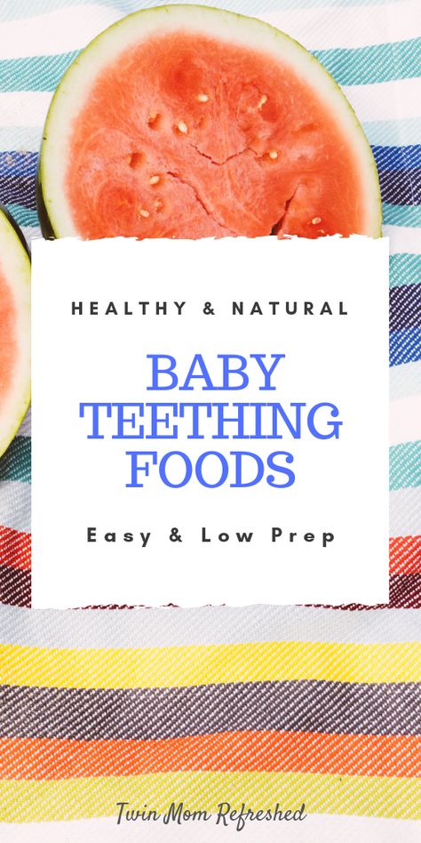 Have a teething baby or toddler?  Here are 5 foods I give my twin toddlers when they are teething that are healthy and soothing for sore gums.  #teethingremedies #teethingremediesforbabies #teethingremediesfortoddlers #naturalteethingremedies Natural Teething Remedies Baby, Toddler Teething Remedies, Toddler Teething, Toddler Twins, Food Remedies, Natural Teeth Whitening Diy, Baby Remedies, Fruit Crush, Teething Toddler