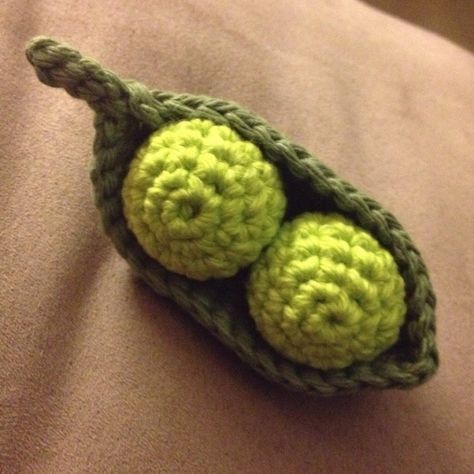 Peas In A Pod Crochet, Seed Craft, Granny Pod, Two Peas In A Pod, Peas In A Pod, Crochet Food, Crochet Patterns Free Blanket, Don't Judge Me, Crochet Inspiration