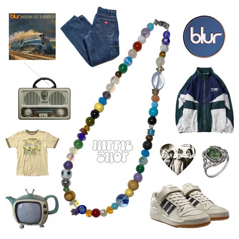 damon albarn 
coffee & tv
graham coxon
blur band
brit pop 
90s
moodboard Damon Albarn Clothes, Damon Albarn 90s Outfits, Damon Albarn Style, Damon Albarn Aesthetic, Damon Albarn Outfit, Damon Albarn Necklace, Britpop Fashion 90s, Britpop Outfit, Britpop Fashion