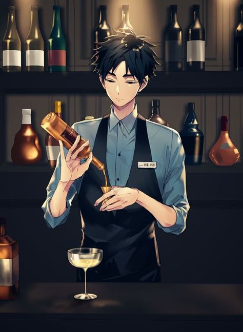 Bartender Anime, Haikyuu Akaashi, Akaashi Keiji, Yumeko Jabami, Kageyama Tobio, Date A Live, Haikyuu Manga, Haikyuu Characters, Haikyuu Fanart