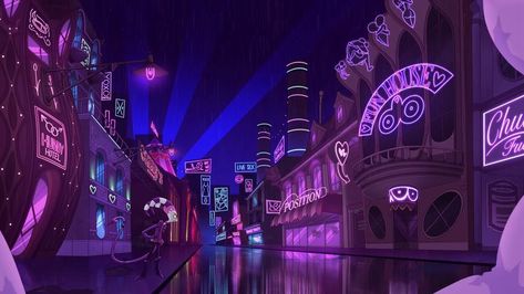 Damn Shawty, Hotel Landscape, Artsy Background, Boss Wallpaper, One For All, Vivziepop Hazbin Hotel, Fantasy Places, Fantasy Setting