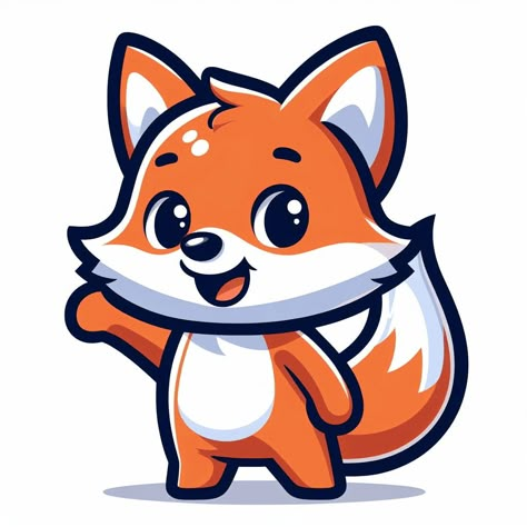 Vizi provides you with colorful, high-quality images on the Fox theme for you to freely choose from. Cute Fox Cartoon, Kids Art Station, Fox Clipart, What Does The Fox Say, Happy Birthday Frame, Fox Logo, Fox Art, Art Station, Cute Fox