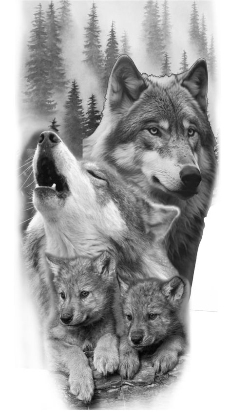 Wolf Cub Tattoo Design, Father Son Tattoo, Dragon Tattoo Ideas, Cubs Tattoo, Son Tattoo, Crazy Tattoos, Wolf Tattoo Sleeve, Animal Tattoo Ideas, Deer Drawing