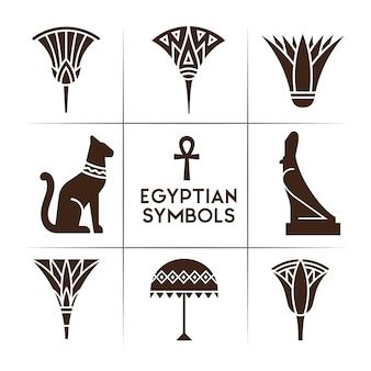 Page 2 | Egyptian symbols Vectors & Illustrations for Free Download | Freepik Pharaonic Symbols, Egypt Decorations, Goddess Symbols, Ancient Egyptian Symbols, Egyptian Design, Egyptian Symbols, Ancient Symbols, Ancient Egyptian, Premium Vector