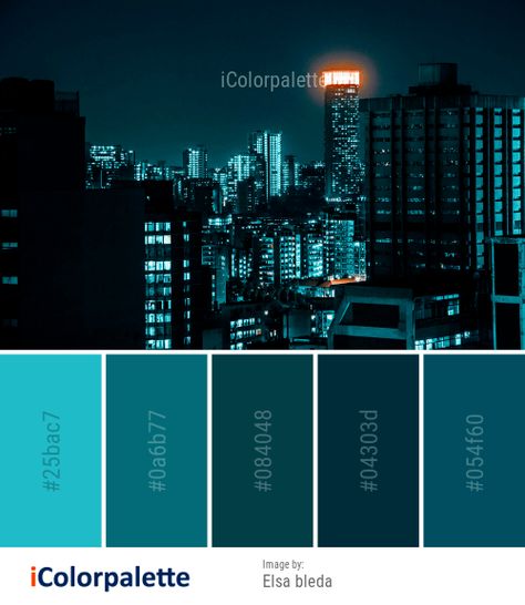 17 Color Palette inspirations from Elsa bleda – iColorpalette Blog Cyberpunk Colors Palette, Cyberpunk Colour Palette, Technology Color Palette, Tech Color Palette, Cyberpunk Color Palette, Futuristic Color Palette, City Color Palette, Skyscraper Structure, Home Decor Dollar Tree