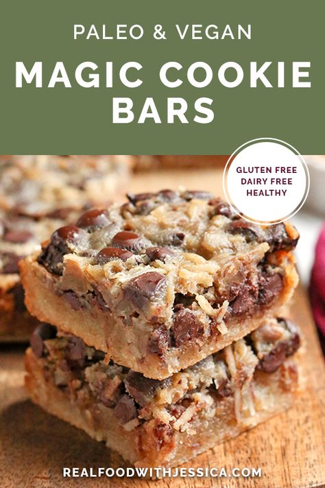 Homemade Sweetened Condensed Milk, Magic Cookie Bars, Paleo Cookies, Paleo Recipes Dessert, Paleo Baking, Paleo Sweets, Desserts Vegan, Shortbread Crust, Oreo Dessert