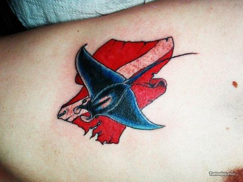 Scuba Flag Tattoo, Dive Flag Tattoo, Scuba Tattoo, Dive Flag, Dove Tattoo, Flag Tattoo, Reef Shark, Shark Tattoos, Stingray