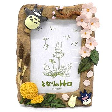 Totoro And Friends, Spring Picture, Spring Frame, Friends Playing, Picture Frames Standing, Handmade Ceramic Jewelry, Friends Picture Frame, Spring Pictures, Pottery Painting Designs