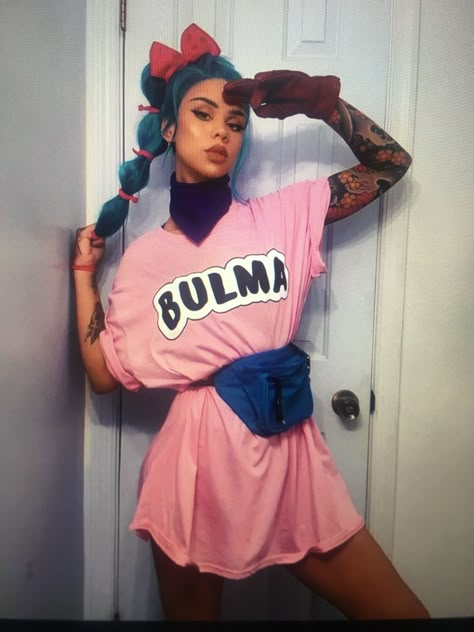 Bulma Costume, Mundane Halloween, Bulma Cosplay, Epic Halloween Costumes, Black Cosplayers, Clever Halloween Costumes, Avengers Party, Trendy Halloween Costumes, Halloween Costumes For Couples