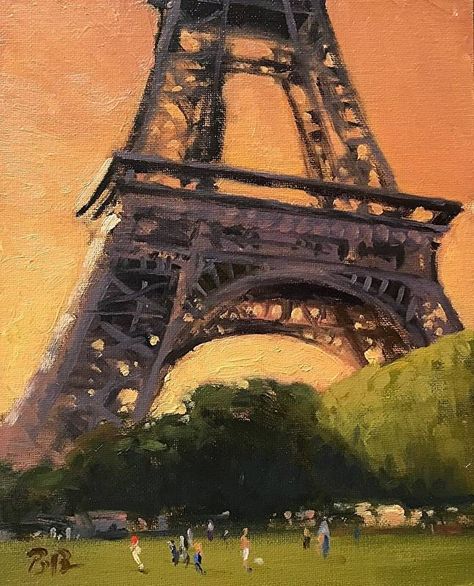 Paris Oil Pastel, Paris Landscape Painting, Paris Painting Ideas, Paris Aesthetic Painting, Eiffel Tower Painting Acrylic, Paris Painting Acrylic, Architecture Painting Acrylic, Paris Art Painting, Paris Oil Painting