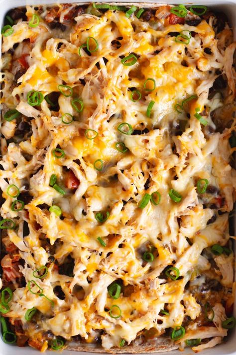 Healthy Chicken Taco Casserole Bake, Together As A Family Recipes, Healthy Chicken Roll Ups, Mexican Chicken Casserole Healthy, Healthy Leftover Rotisserie Chicken, Chicken Taco Bake Healthy, Baked Dishes For Dinner Healthy, Low Calorie Taco Recipes, Healthy Meals To Feed A Crowd