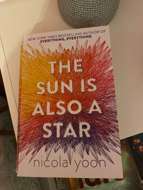 Nicola Yoon Books, Sun Is Also A Star, Nicola Yoon, Book Passage, Cover Art Design, Hardcover Book, Bestselling Author, Cover Art, Autograph