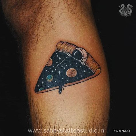 Pizza Slice Tattoo, Funny Tattoo Designs, Food Tattoo Ideas, Dark Disney Tattoo, Olive Tattoo, Pizza Tattoo, Food Tattoo, Chicken Tattoo, Tattoo 2024