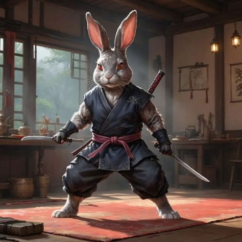 #LordMaythic #MaythicLord #Ninja #Rabbit June 16, Fantasy Creatures, Animals, On Instagram, Quick Saves, Instagram