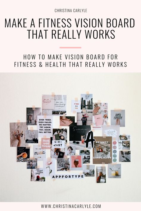 Gym Vision Board, Work Vision Board, Make A Vision Board, Fitness Vision Board, Fail Better, How To Get Motivated, Making A Vision Board, Fitness And Health, A Vision Board