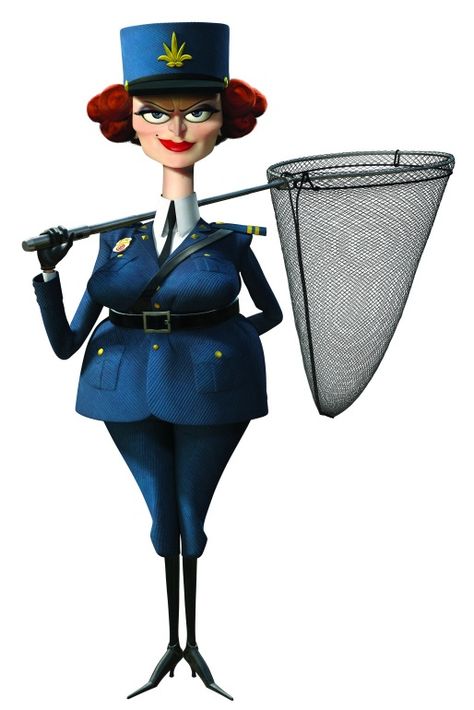 Madagascar 3: Europe's Most Wanted - Captain Chantel DuBois (Frances McDormand) is a Monegasque animal control officer. She is the best animal control officer in Monte Carlo with a perfect success record. She has extraordinary tracking skills, as well as superhuman strength and a habit of mounting the heads of every animal she has caught on her wall. Chantel Dubois, Madagascar Movie, Frances Mcdormand, Wanted Movie, King Julien, Dreamworks Characters, Penguins Of Madagascar, Circus Animals, Film D'animation