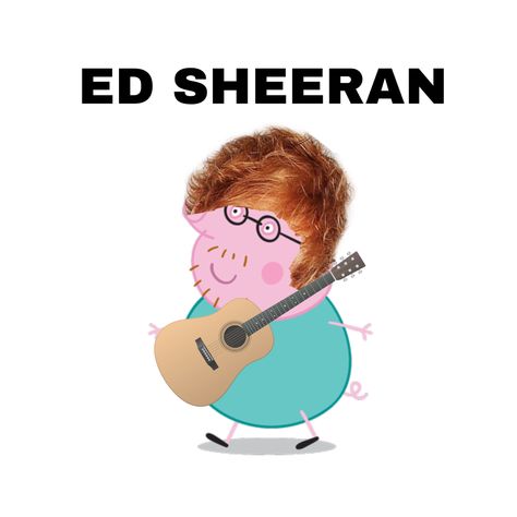 Ed Sheeran Cursed, Funny Pfp Ed Sheeran, Uwu Ed Sheeran, Ed Shiran, Edd Sheeran Memes, If Ed Sheeran Was A Cat, Ed Sheeran Memes, Ed Sheeran Facts, Peppa Pig Funny