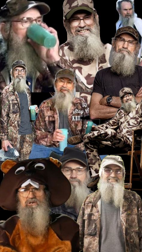 #SiRobertson#DuckDynasty#Country#camo Hafsa Core, County Wallpaper, Si Robertson, Quack Pack, Duck Dynasty Family, Uncle Si, Camo Life, Southern Aesthetic, Camo Wallpaper