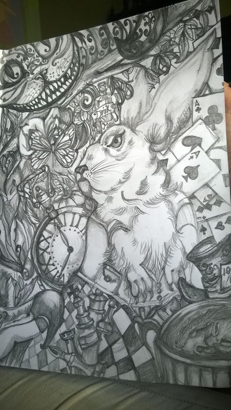 Alice in wonderland inspired drawing. Alice Wonderland Drawing, Alice In Wonderland Tim Burton Drawings, Alice In Wonderland Sketchbook, Alice In Wonderland Aesthetic Drawing, Alice And Wonderland Drawings, Alice In Wonderland Art Drawing, Alice In Wonderland Sketches, Alice In Wonderland Drawing, Wonderland Drawing