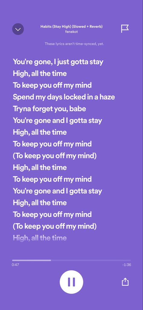 Tove Lo song Stay High Tove Lo, Habits Stay High, Tove Lo, Stay High, Song Lyrics, Mindfulness, Songs, Music, Quick Saves