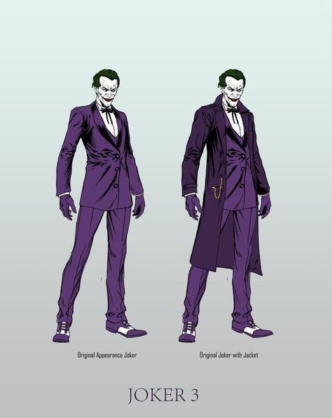 Classic Joker - Three Jokers Joker Concept Art, Dc Comics Facts, 3 Jokers, Jason Fabok, Three Jokers, Batman Batgirl, Batman Suit, Batman Arkham Asylum, Different Eras