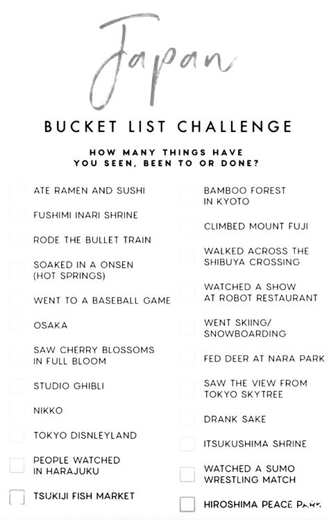 Traveling Bucket List, Japan Packing List, Japan Bucket List, Tokyo Japan Travel, Travel Infographic, Holiday Travel Destinations, Travel Inspiration Destinations, Adventure Travel Explore, Japan Travel Guide