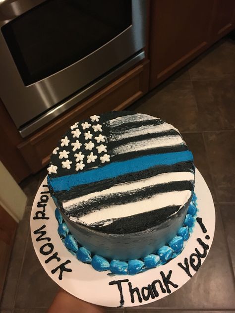 Police Grooms Cake Weddings, Police Officer Graduation Cake, Cop Cake Ideas, Cop Birthday Cake, Cake For Police Officer, Law Enforcement Cake, Police Graduation Cake, Police Cake Design, Police Themed Cake