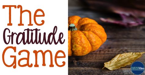 Around Thanksgiving, probably most (if not all) of us talk about gratitude with our students. It’s easy to tie in character development with the holiday, as many of the students already associate Thanksgiving with being thankful. A few years ago, I was really tired of my same-old-same “tell me what you’re thankful for in a… Continue reading The Gratitude Game Counseling Career, Gratitude Game, Counselor Keri, Young Women Lesson Helps, Character Lessons, Montessori Teaching, Lds Lessons, Thanksgiving Activity, Gratitude Activities