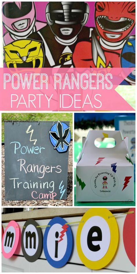 Power Ranger Cupcakes, Power Rangers Party, Power Rangers Theme, Power Rangers Birthday, Festa Power Rangers, Power Ranger Birthday Party, Power Ranger Party, Power Ranger Birthday, Fun Decorations