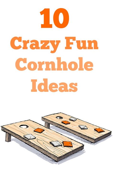 10 Crazy Fun Ways to Build A Cornhole Board This Summer Cornhole Area In Backyard, Cornhole Board Ideas, Diy Yard Games, Children Crafts, Yard Party, Garden Games, Cornhole Board, Cub Scout, Corn Hole