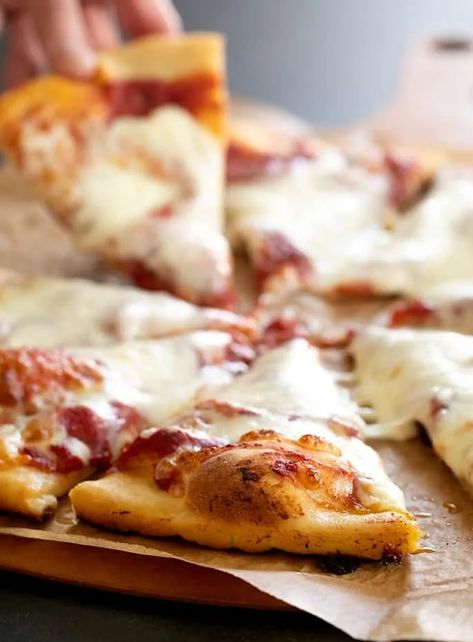 Basic Gluten Free Pizza Dough | bring back pizza night Gf Pizza Dough Recipe, Gf Pizza Crust Recipe, Gf Pizza Crust, Gluten Free Pizza Dough Recipe, Gluten Free Pizza Crust Recipe, Gf Pizza, Gluten Free Pizza Recipes, Gluten Free Pizza Dough, Gluten Free Sandwich Bread