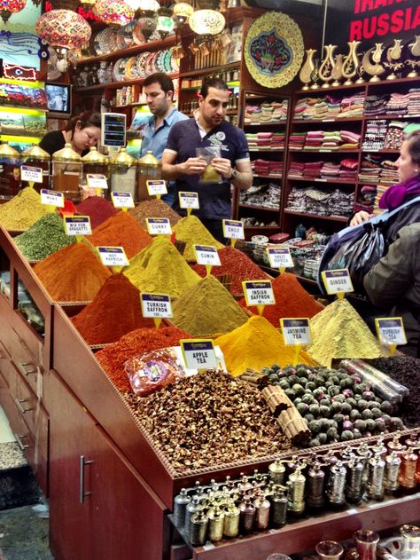 Spice Market in Istanbul Spice Market, Apple Tea, Istanbul, Favorite Places, Marketing, Travel