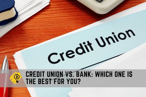 Credit Union vs. Bank: Which One Is the Best for You? Physical Education Bulletin Boards, Navy Federal Credit Union, Teacher Union, Business Bank Account, Financial Advisory, Good Credit Score, Business Credit Cards, Business Checks, Credit Union