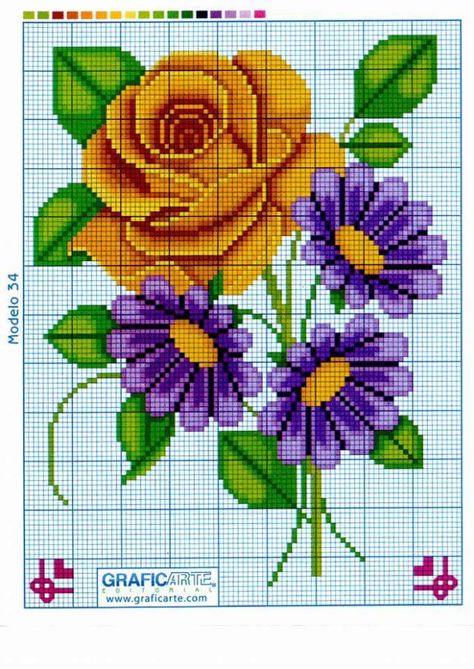 Funny Cross Stitch Patterns, Pola Kristik, Cross Stitch Patterns Flowers, Cross Stitch Heart, Cross Stitch Funny, Floral Cross Stitch, Cross Stitch Rose, Cross Stitch Patterns Free, Tapestry Crochet