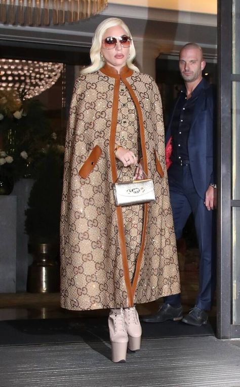 Photos from Lady Gaga's House of Gucci Fashion - E! Online Lady Gaga Shoes, The House Of Gucci, House Of Gucci, Irish Fashion, Lady Gaga Pictures, Sheer Gown, Atelier Versace, Armani Prive, Movie Fashion