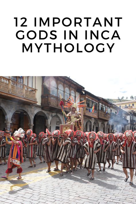 Uncover the stories of 12 important Inca gods, including the sun god Inti and the earth mother Pachamama.  #incagods #inti #pachamama #incamythology #inca Inca Gods, Earth Mother, Inca Empire, Lake Titicaca, Sun God, Peru Travel, First Humans, American Spirit, 12th Century