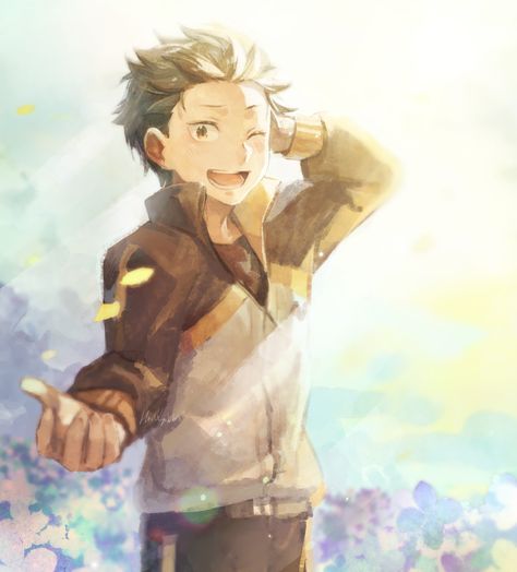 Natsuki Subaru || #rezero #anime Re:zero Subaru, Subaru Natsuki, Natsuki Subaru, Re:zero Kara Hajimeru Isekai Seikatsu, Re Zero Rem, Violet Evergarden Anime, Magic Land, Mushoku Tensei, Minecraft Fan Art