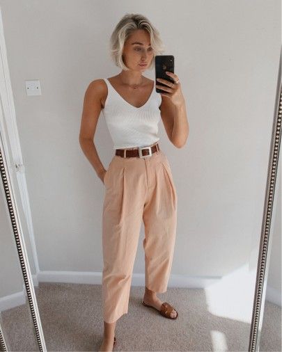 Modest Hot Weather Outfits, Summer Work Clothes, Neutral Tone Outfits, Hot Day Outfit, Women Work Outfits, Summer Workout Outfits, Summer Office Outfits, Curated Closet, Style Moodboard